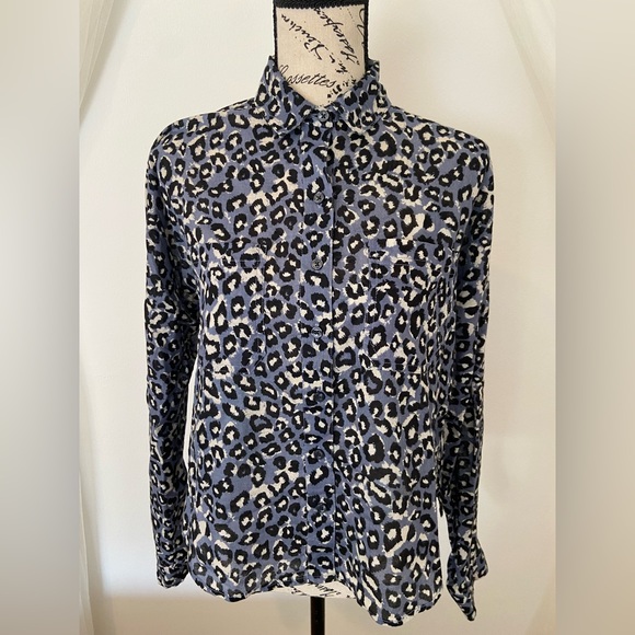 BDG Leopard Print Button Down Shirt - Picture 1 of 16